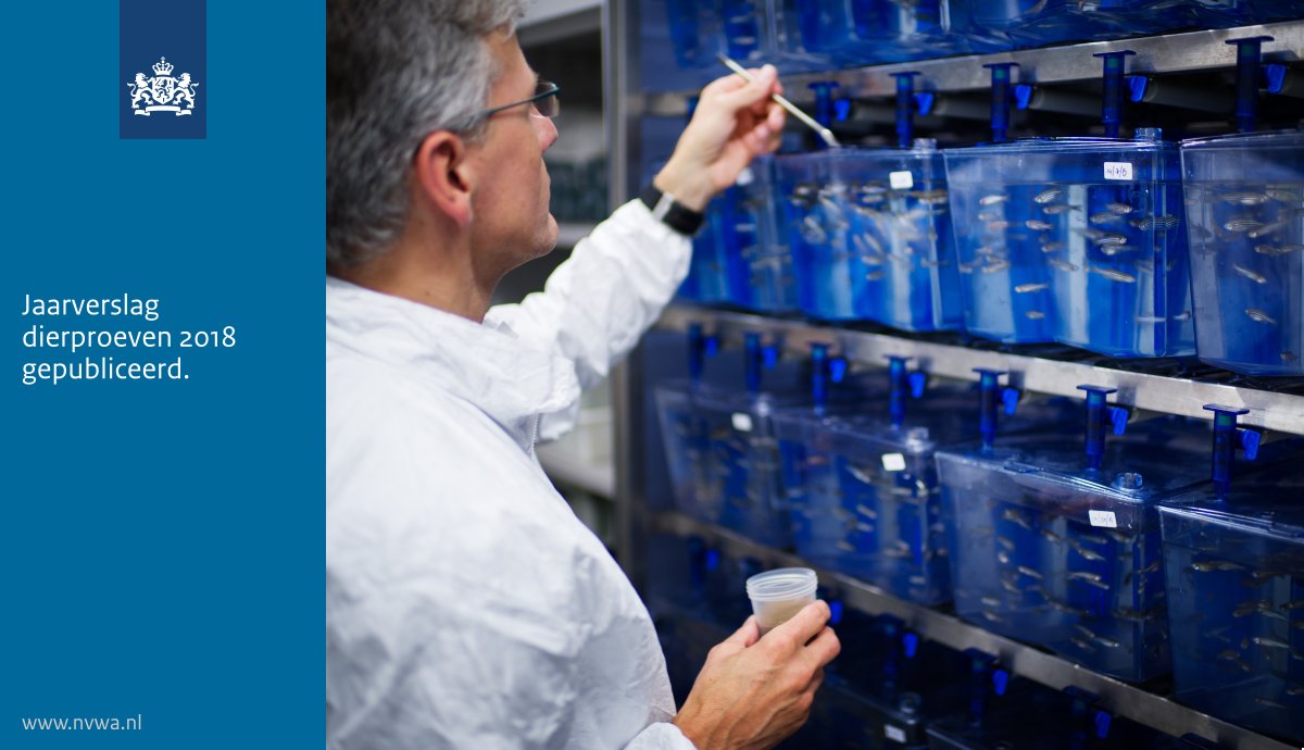 Zo doende 2018, jaaroverzicht dierproeven en proefdieren staat online: nvwa.nl/onderwerpen/di…