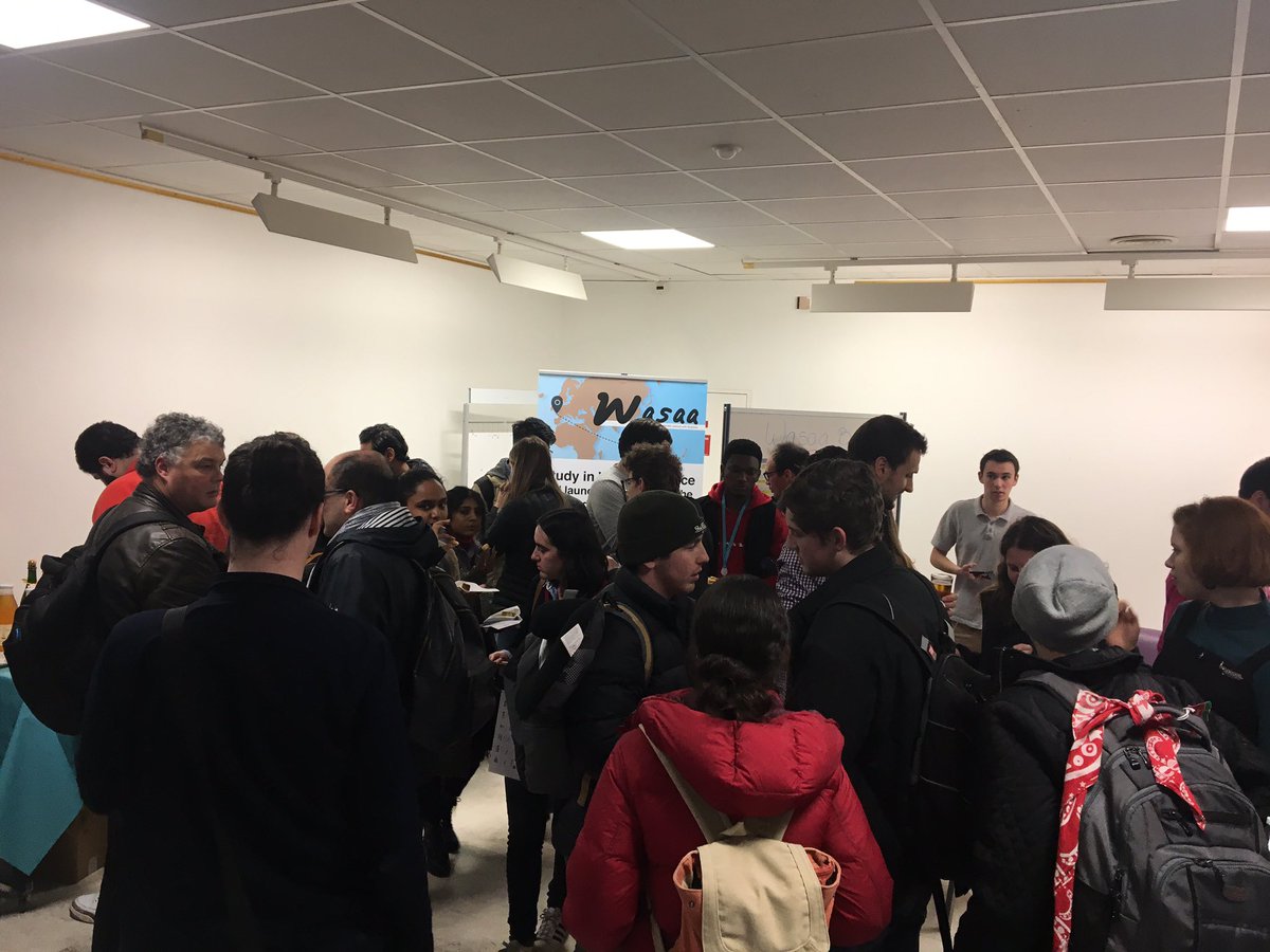 AcademyWasaa's tweet photo. It’s #Kouignamann time! Our students enjoyed some well-deserved Breton specialties after their #ResearchProject presentations 🎓🍾🥧  @IMTAtlantiqueEN @IMTAtlantique https://t.co/e7c5XImLM8