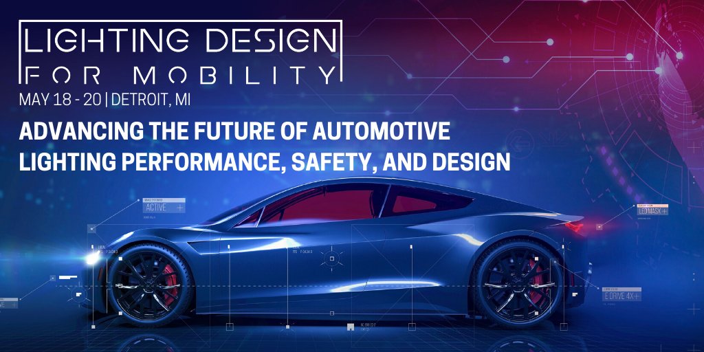 SAVE THE DATE❗ ❗  Lighting Design for Mobility is back and better than ever from May 18-20 in Detroit.

Take a look at what you can expect in 2020 &gt;&gt;  bit.ly/2S2AaMT

#LDM20