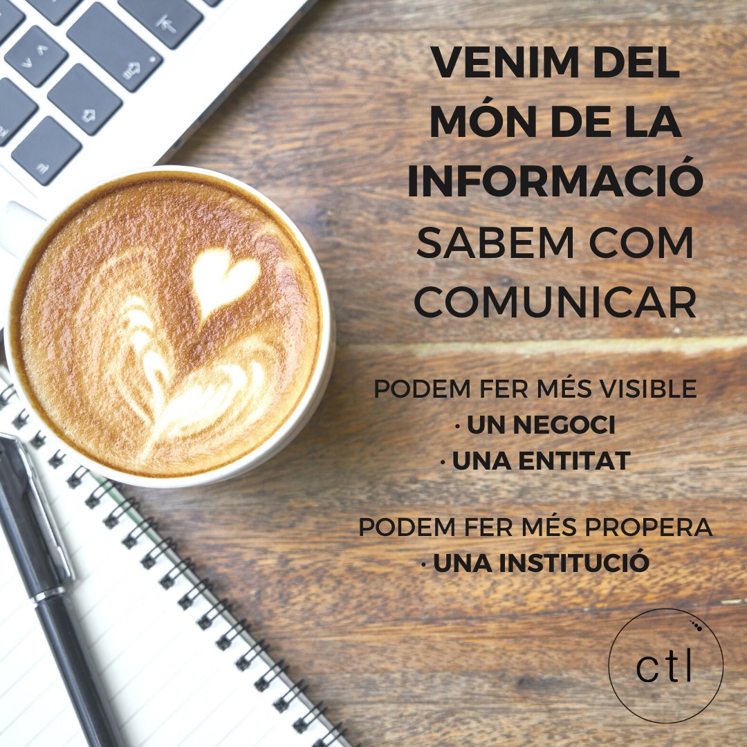 ctlcomunicacio's tweet image. Truca'ns 📞 93 889 49 49 o envia 📨 info@ctl.cat 
#ctlcomunicació #comunicaciódigital #marquetingdigital #socialmedia #contentmarketing #brandedcontent #grupel9nou