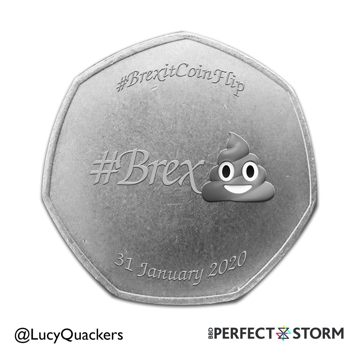 bbdperfectstorm's tweet photo. @LucyQuackers @LucyQuackers I think we made it #SFW #NotMyBrexit #BrexitCoin #BrexitCoinFlip https://t.co/OxckrQfx72