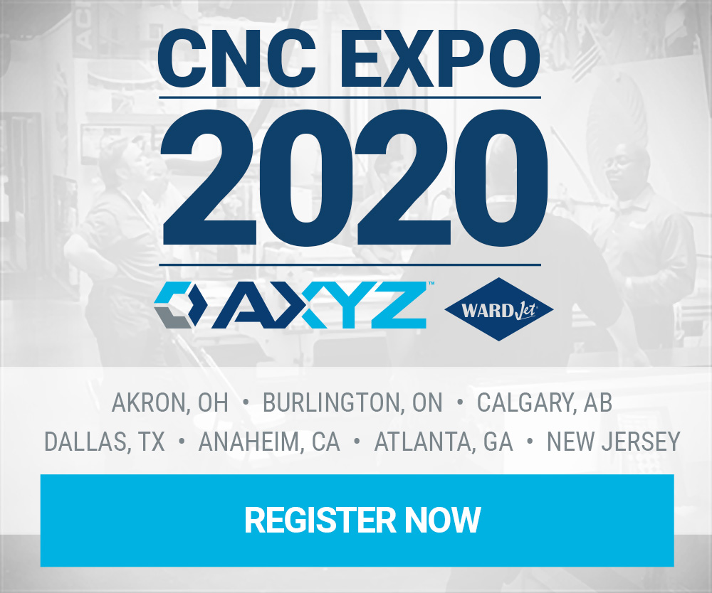WARDJet's tweet photo. Register today for a CNC Machines Expo near you! Showcasing CNC Routers and Waterjet cutting solutions. Watch live demos and mingle with industry experts. https://t.co/HzAvwF1zeO
#waterjet #wardjet #cncmachine #cncexpo #openhouse https://t.co/8UdNTFmYcI