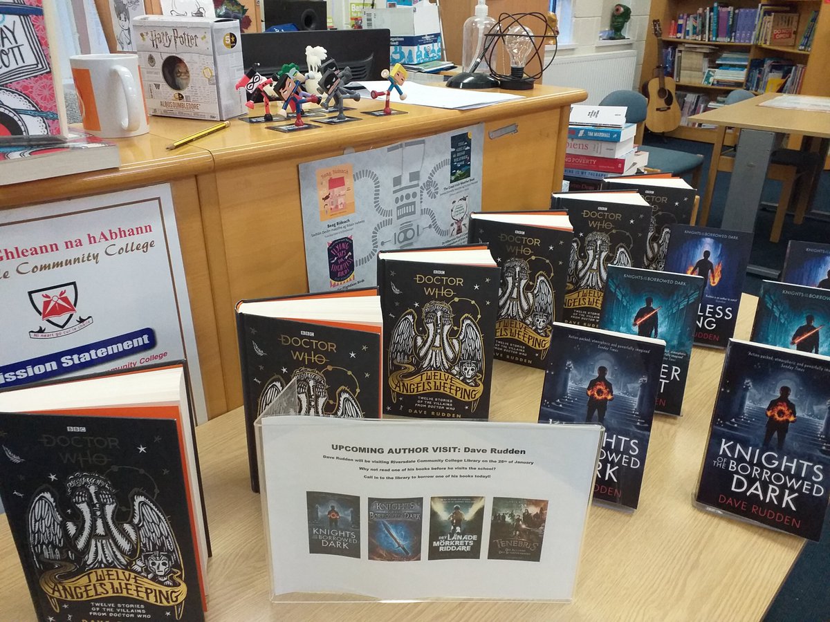 Rathdaralib's tweet photo. Super excited for our upcoming visit from @d_ruddenwrites on #WorldBookDay #DoctorWho #KOTBD #Authorvisits #schoollibrariesmatter https://t.co/WRvu0X2mJt