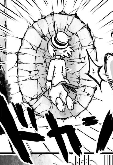 今回の本、こういうシーンが多すぎて少年漫画描いてる気分になってきた。 