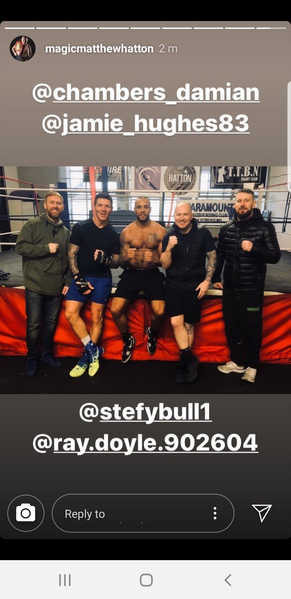 ray (@ray_raydoyle) on Twitter photo 🥊 good week for <a href="/Jhughesboxer/">Jamie Hughes</a> over at <a href="/MagicMattHatton/">Matthew Hatton</a> with the talented <a href="/damianchambo/">CHAMBO</a> always make ya feel welcome great guys 🥊💯 🥊 good week for <a href="/Jhughesboxer/">Jamie Hughes</a> over at <a href="/MagicMattHatton/">Matthew Hatton</a> with the talented <a href="/damianchambo/">CHAMBO</a> always make ya feel welcome great guys 🥊💯