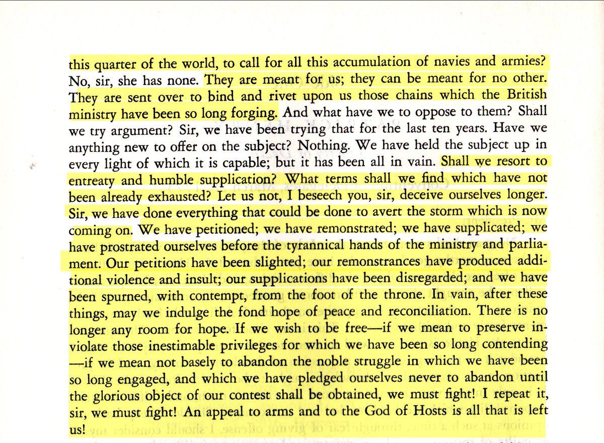 The Speech March 28th 1775