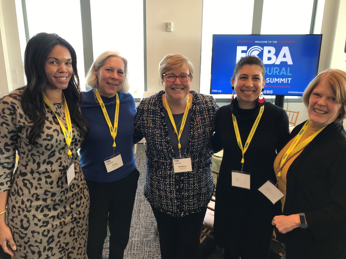 kobham's tweet image. Empowered women empower women. Thank you to @FCBALaw for hosting the Women’s Summit &amp;amp; providing a great forum for discussion. Shout out to @Mrsylladixon, @LLancetti, @MagentainMotion, @CathleenMassey9, and the many other amazing women that inspire me every day! #FCBAWomensSummit