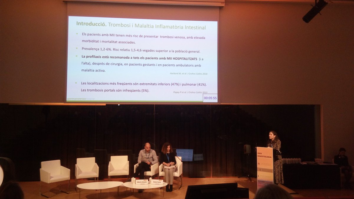 IBDgermanstrias (@ibdcanruti) on Twitter photo #XXIXcongresSCD La nostra resident Maria Puig ha presentat les dades #Eneida sobre trombosi esplacnica en #Crohn i #Colitisulcerosa, projecte liderat x <a href="/IBDcanruti/">IBDgermanstrias</a>
<a href="/SCDigestologia/">SCDigestologia</a> <a href="/geteccu/">GETECCU</a> <a href="/hgermanstrias/">Hosp. Germans Trias</a> <a href="/GTRecerca/">IGTP</a> #XXIXcongresSCD La nostra resident Maria Puig ha presentat les dades #Eneida sobre trombosi esplacnica en #Crohn i #Colitisulcerosa, projecte liderat x <a href="/IBDcanruti/">IBDgermanstrias</a>
<a href="/SCDigestologia/">SCDigestologia</a> <a href="/geteccu/">GETECCU</a> <a href="/hgermanstrias/">Hosp. Germans Trias</a> <a href="/GTRecerca/">IGTP</a>