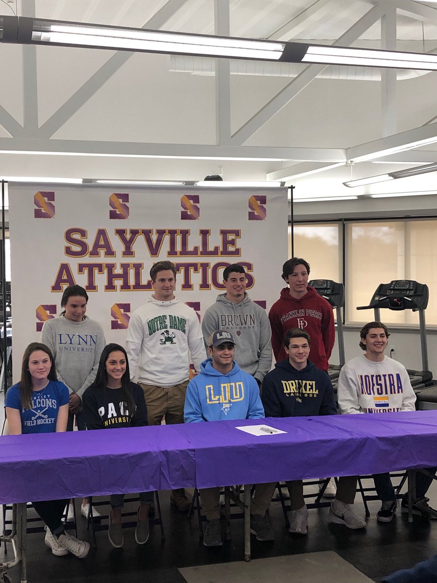 Sayville  D1 and D2 athletes.   Class of 2020. Congrats