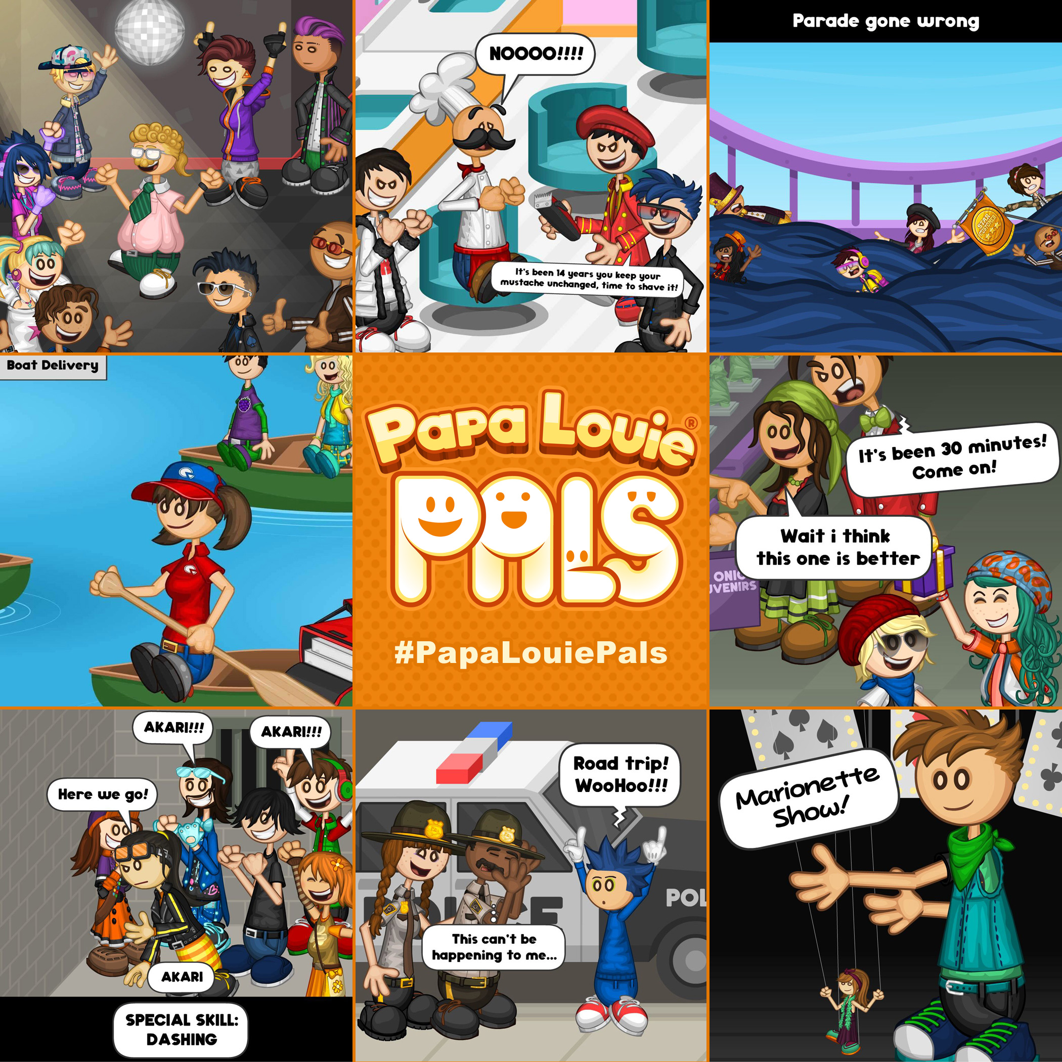 Flipline Studios - Papa Louie Pals: Scenes and a Preview!   #PapaLouiePals