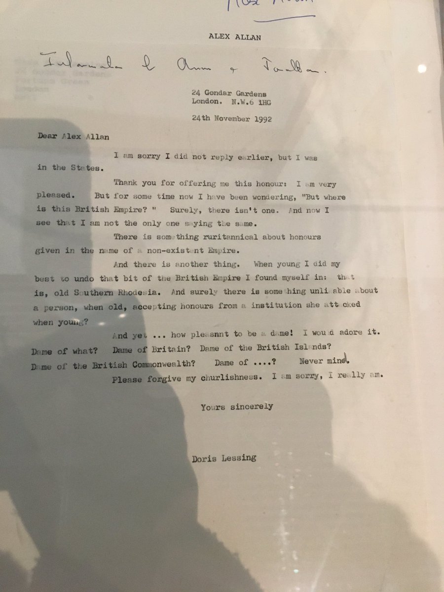 Doris Lessing was such a legend!