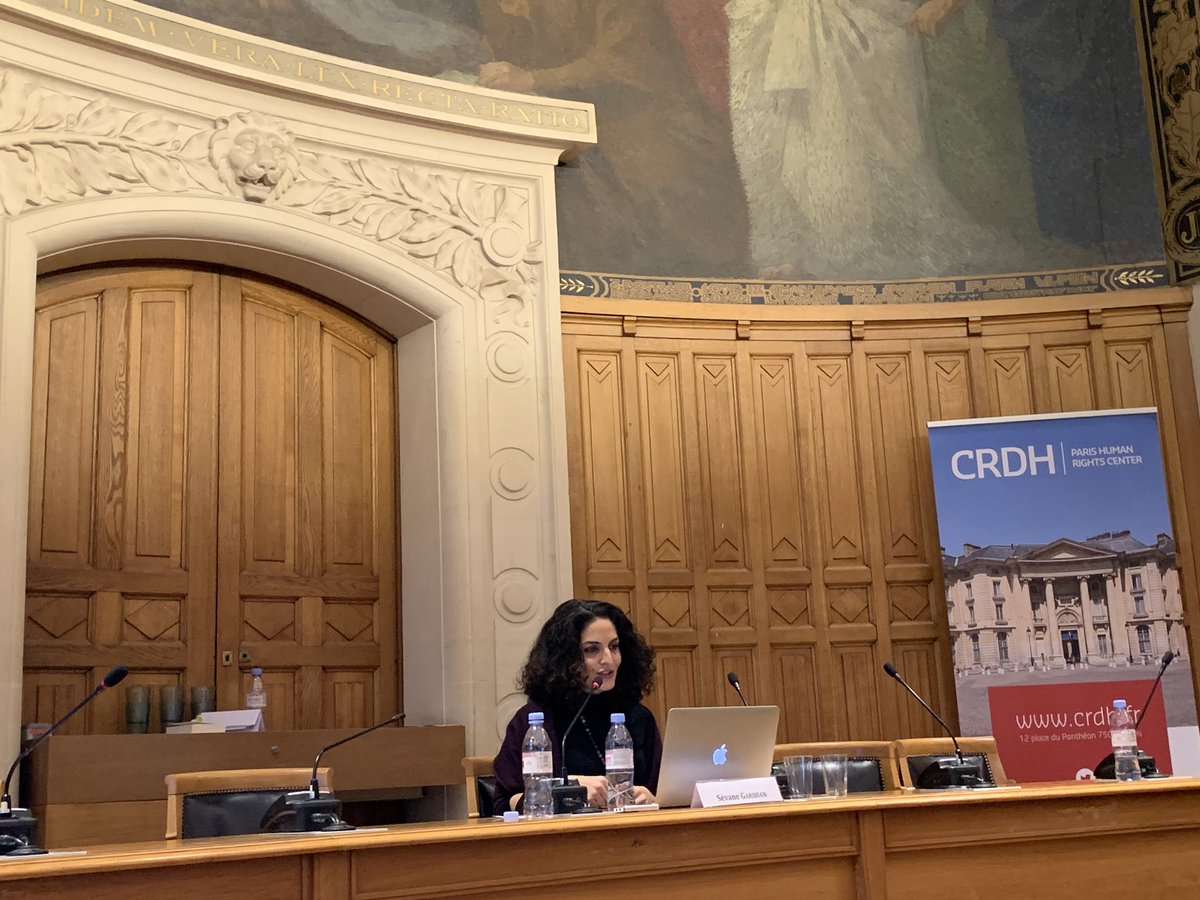 sandrinedesena's tweet photo. Après l’intervention de notre dernier panel sur les actualités récentes de la justice pénale internationale par J. Sulzer, J. Hubrecht et JM. Lavergne, nous entendons S. Garibian en conclusion de ces cinquièmes journées de la justice pénale internationale #JPI5 #ICC #CPI https://t.co/FaruYDnHrN
