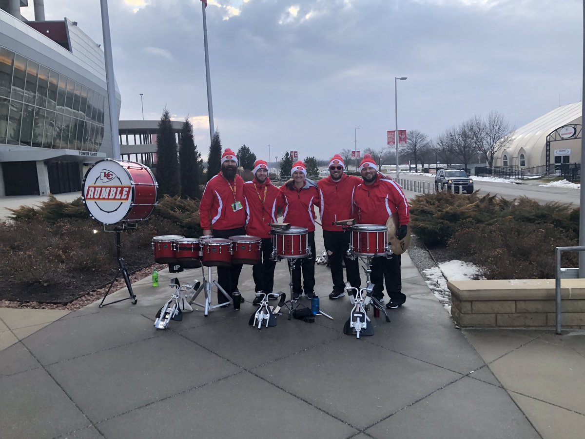 Locally and at SB LIV, the Rumble’s out here for #ChiefsKingdom #RedFriday