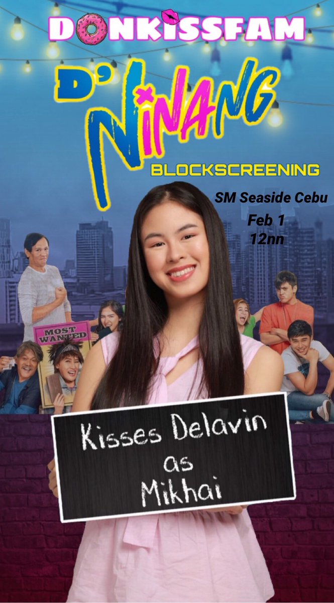 DKATeamCEBU's tweet photo. Good evening, #DonKissFam Cebu!

It's D-day tomorrow! Kindly take note of the final details for the blockscreening.

VENUE: Director's Club - Cinema 1, SM Seaside Cebu
TIME: 12nn

NOTE:
Please be there at the Director's Club LOBBY at 11AM &amp; look for PAM or CHELSEA. See you there! https://t.co/AhUc4OWEe9