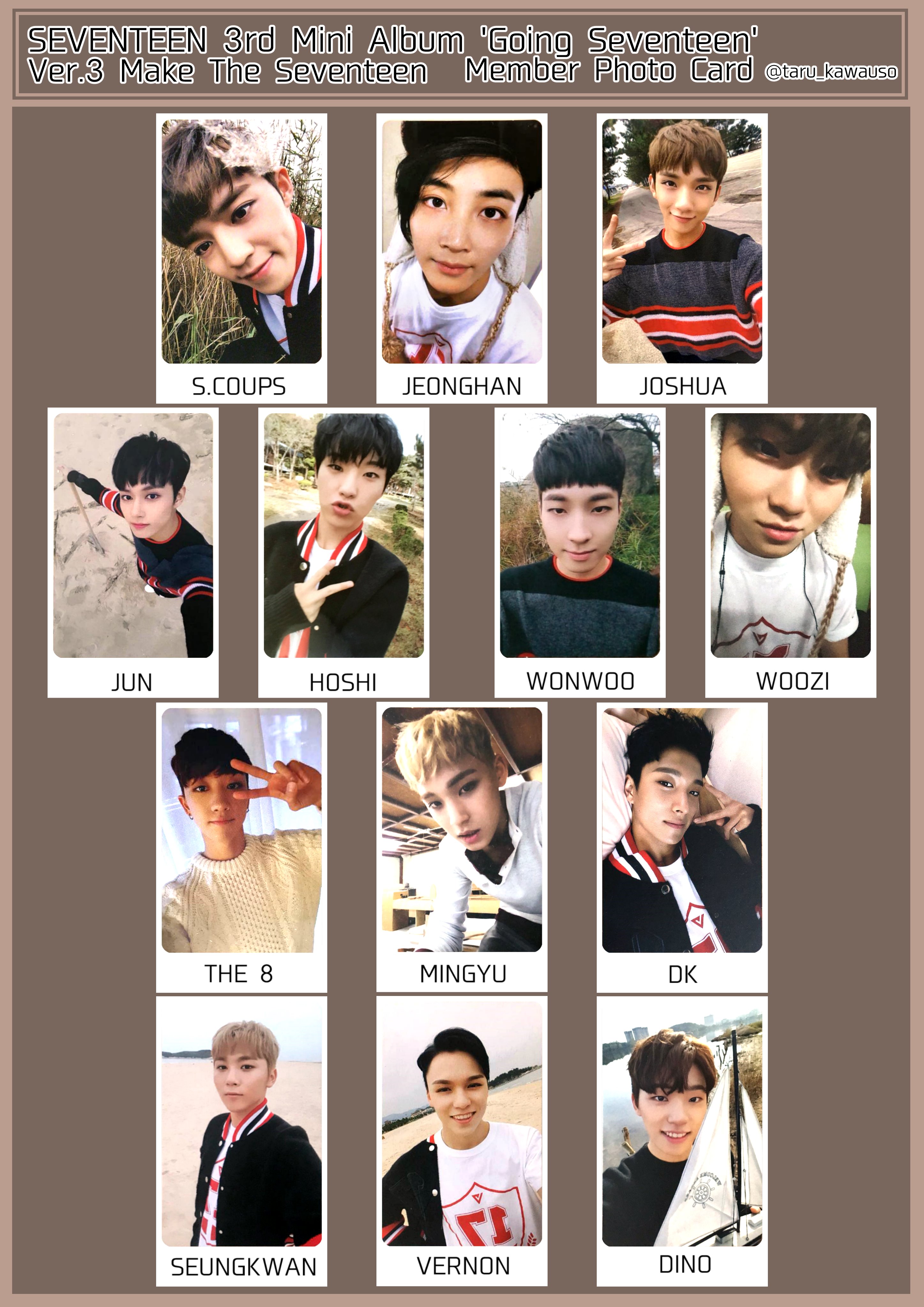 SEVENTEEN セブチ going SEVENTEEN アルバム