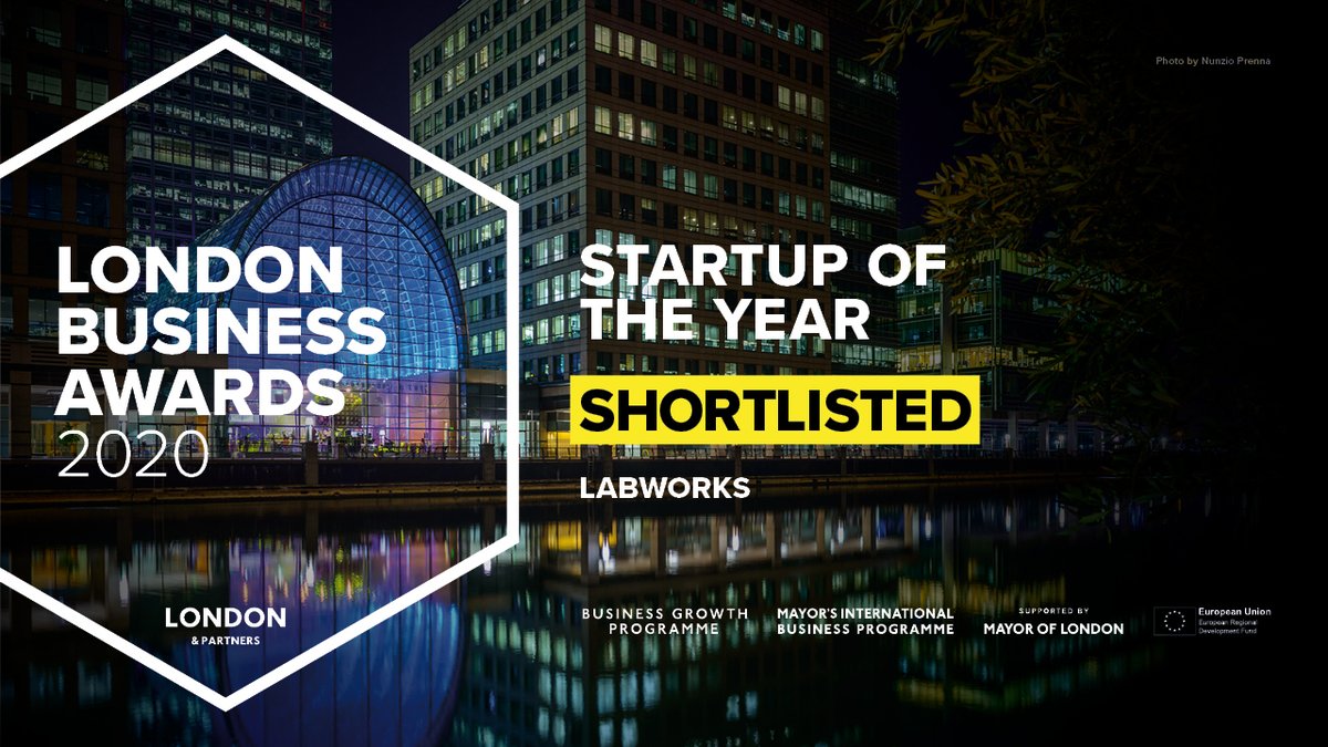 Exciting news! We've been shortlisted for 'Startup of the year' at the <a href="/businesslondon/">Grow London</a> awards! Thank you so much to everyone who has helped us get here today!