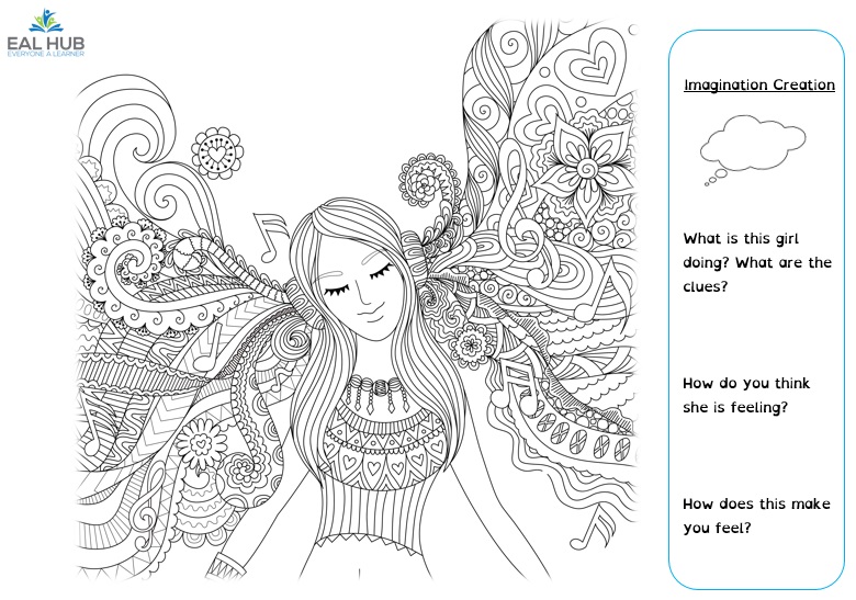 Bethan_Southern's tweet photo. Lots of children benefit from the opportunity for mindfulness and I love to combine colouring with inspiration and inference.  What do you think of these new resources coming soon? @eal_hub #mindfulness #mentalhealth #empathy #emotionalresponse https://t.co/SKMdqlZWwE