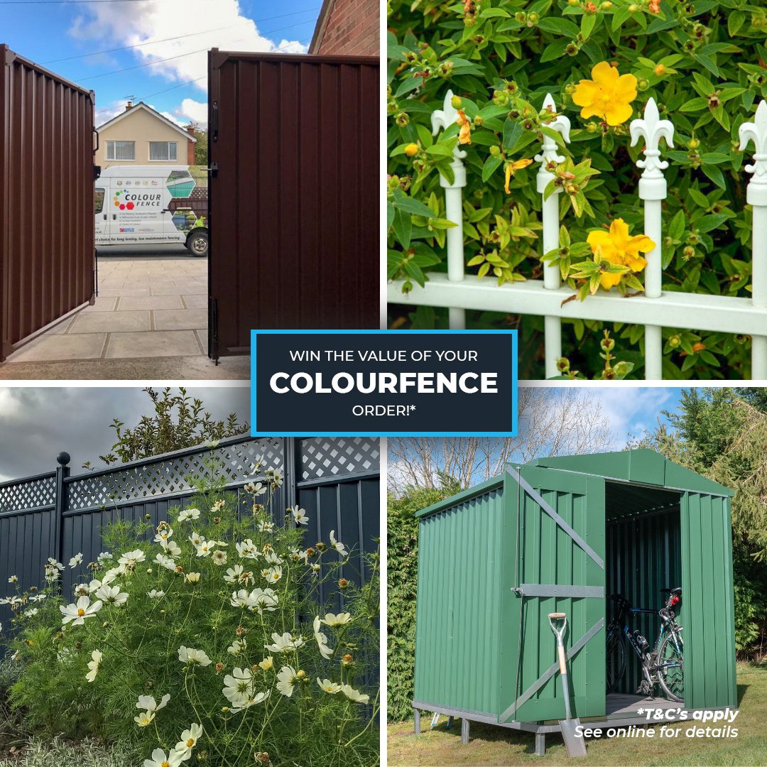 ColourfenceLtd's tweet photo. *GIVEAWAY TIME* We're giving one lucky customer the chance to win the value of their new ColourFence, ColourRail and/or ColourShed - up to £5,000!* 🌟

So if you’ve got big plans to get your garden sorted for spring – here’s a helping hand! 🏡

T&amp;Cs: https://t.co/aDSOYaUzpR https://t.co/kG8LMPB4pj