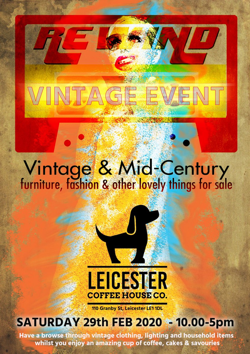leicestercoffee's tweet photo. New vintage event here at Leicester Coffee House Company - Saturday 29th February. See our facebook page for more details: https://t.co/DNMmCBAd7F 
 
#caffeinatedshopping
#vintage
#rewind
#reduce #reuse #recycle
#recycledfashion 
#supportleicesterlocal https://t.co/HqWN604qCN
