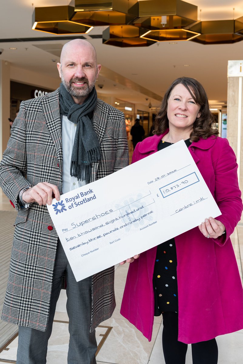 centremk's tweet photo. Throughout 2019 our charity of the year @SupershoesUK held bucket rattles, paint demonstrations and even staged a Spooky Walk for Halloween, plus so much more, to raise money and awareness for childhood cancer.❤️We are delighted to have helped raise over £10,000 for Supershoes 🌈 https://t.co/exDLYXe3OR