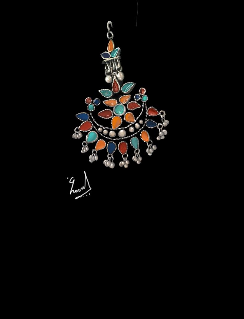Traditional jewelry is never out of trend. Afghan kuchi jewelry. #digitalart #digitalartist #afghanjewelry #traditional #ArtLovers #artistsoftwitter #artists