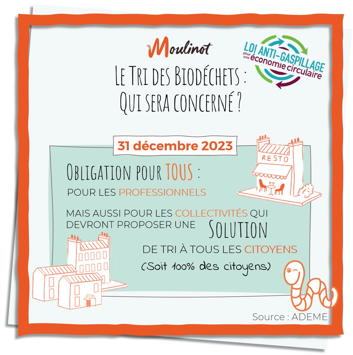 [LOI ANTI GASPILLAGE]

📌 Depuis hier, le projet de #LoiAntiGaspillage pour une #EconomieCirculaire ♻️ est définitivement votée par le <a href="/Senat/">Sénat</a> et l'<a href="/AssembleeNat/">Assemblée nationale</a> 👩‍⚖️

Découvrez ici ce que va changer cette nouvelle loi, en matière de gestion des #déchets_alimentaires : ⬇️✅