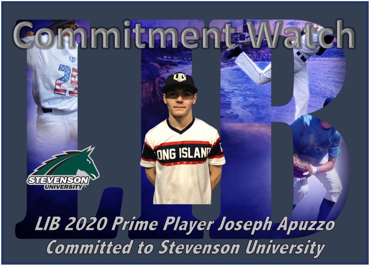 LIB congratulates Joe Apuzzo on his decision to continue his education and to play baseball at Stevenson University in PA. We are all proud of you Joe!