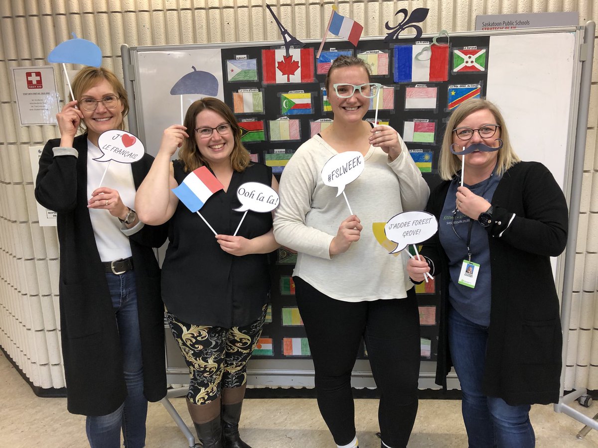 We are gearing up for French-Second-Language Week (Feb 3-7) at École Forest Grove School!