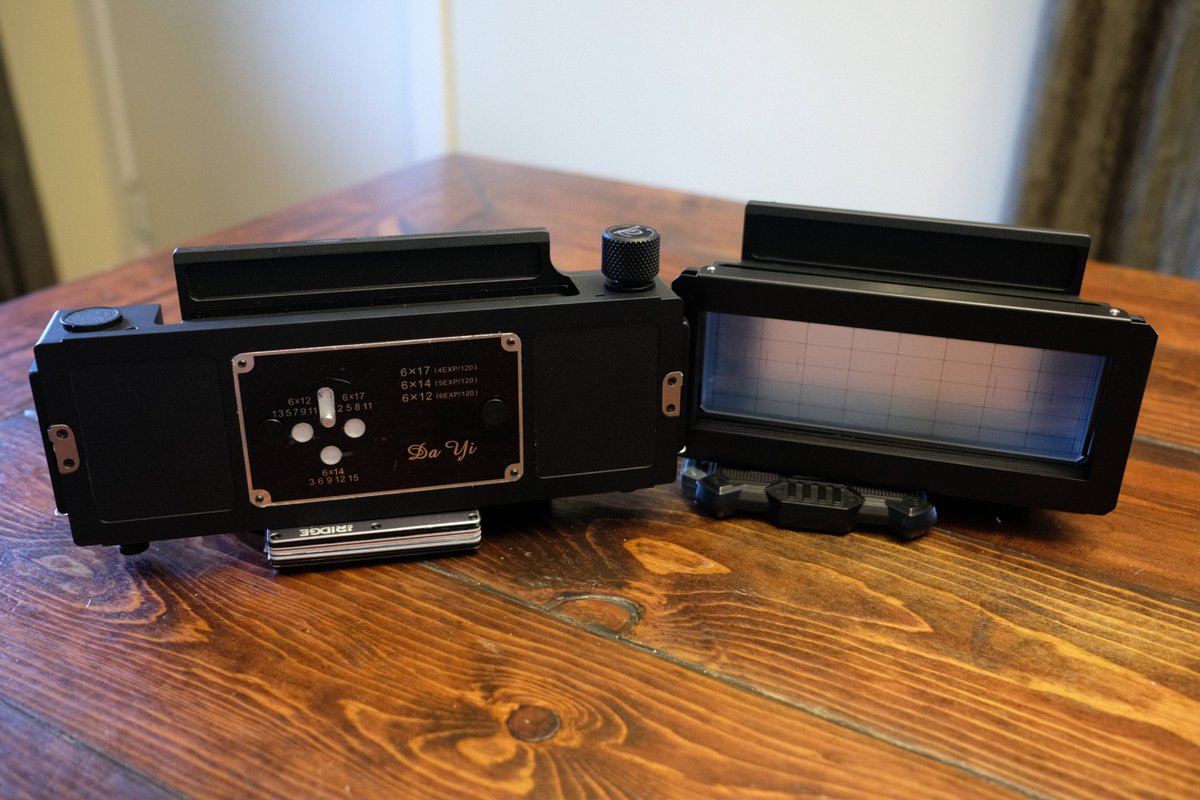 grantmeyerphoto's tweet photo. I'm also selling a few other odds and ends.  Unused Dayi 6x17 back, Fuji 90mm f8 lens, Nikon 75mm f4.5 and some 4x5 film. DM me if interested. Retweets appreciated! https://t.co/GVPNFCEv3p