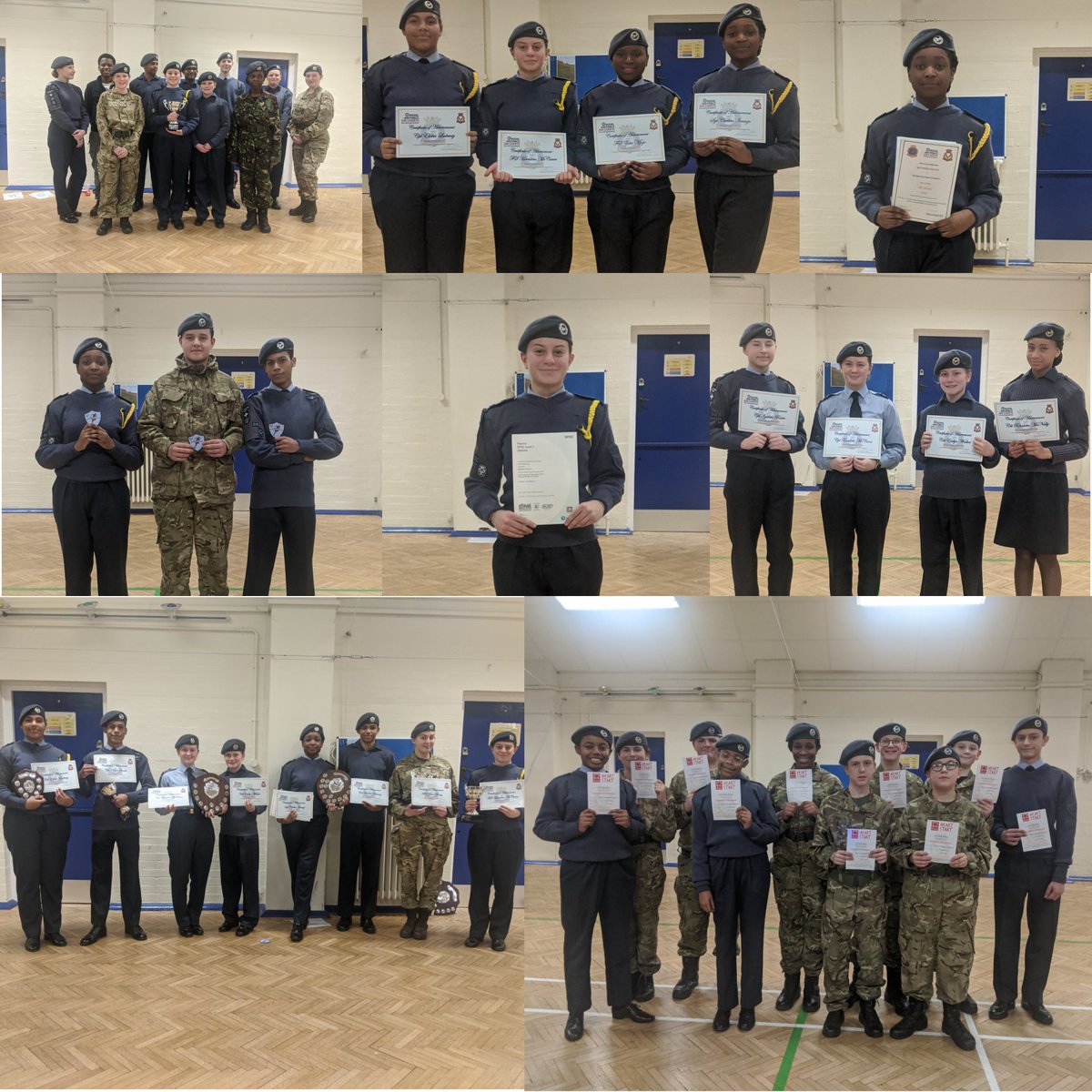 Last night we held our presentation evening, beginning with a demonstration of some of the activities that we partake in on the squadron. After, the OC awarded many trophies and certificates out to cadets that have gone above and beyond within the past year #Team504 #SEMWWhoWeAre