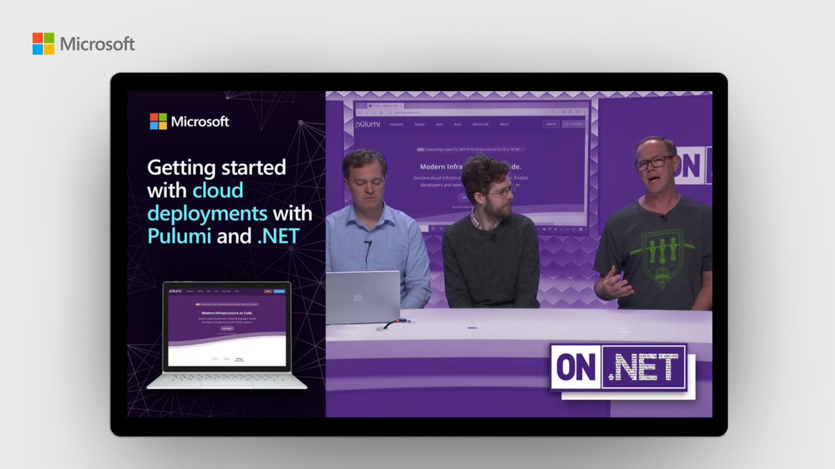 Start deploying your #cloud infrastructure as code. @CoolCSh comes to the On .NET set to talk about Pulumi and .NET: https://msft.it/6014TZgEY