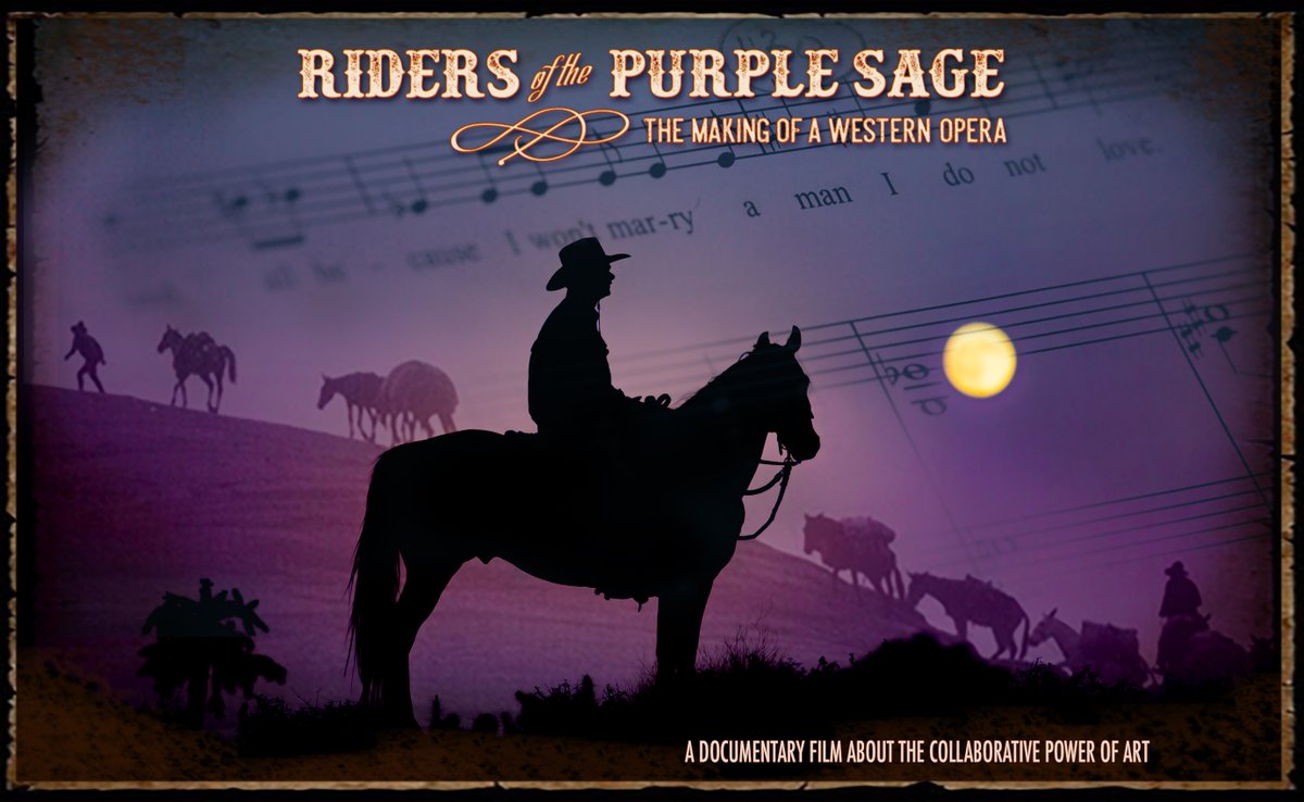 APAonset's tweet photo. Check Out the World Premiere of APA Member QUANTUM LEAP PRODUCTIONS' Documentary "Riders of the Purple Sage: The Making of a Western Opera" at SCA next Wed., 2/5 @ 7PM. Limited # of tix available. More details: https://t.co/5KGwAntftR #APAONSET https://t.co/vvN0GJPmKd