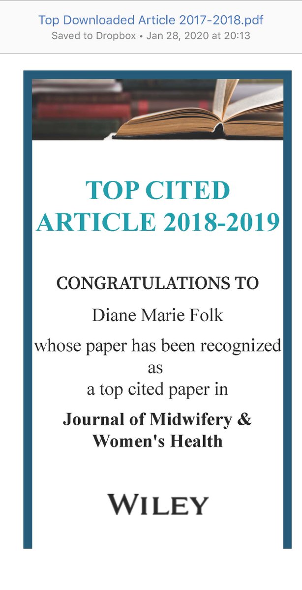 Written notice from the Journal.