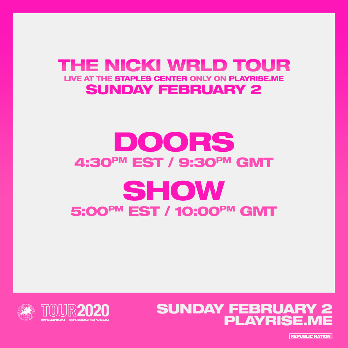 Yall bitches only got a teaser of whats in store but we in full action This SUNDAY #HabboNickiWRLDTour only on <a href="/playrisenew/">PlayRise.me</a>