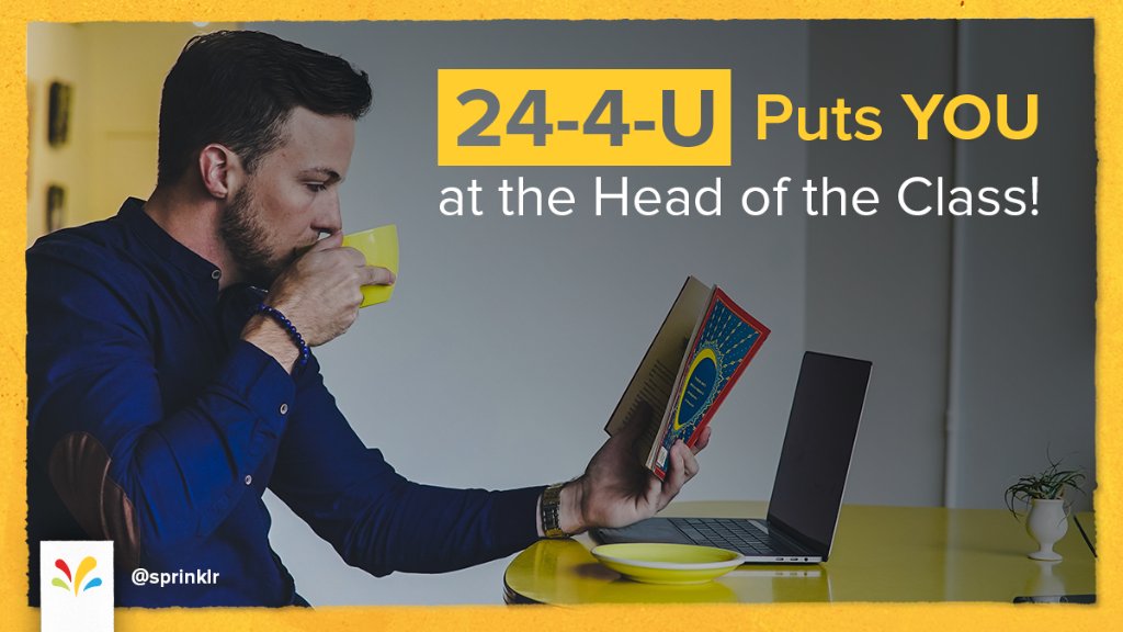 Blog
24-4-U Puts You at the Head of the Class!
