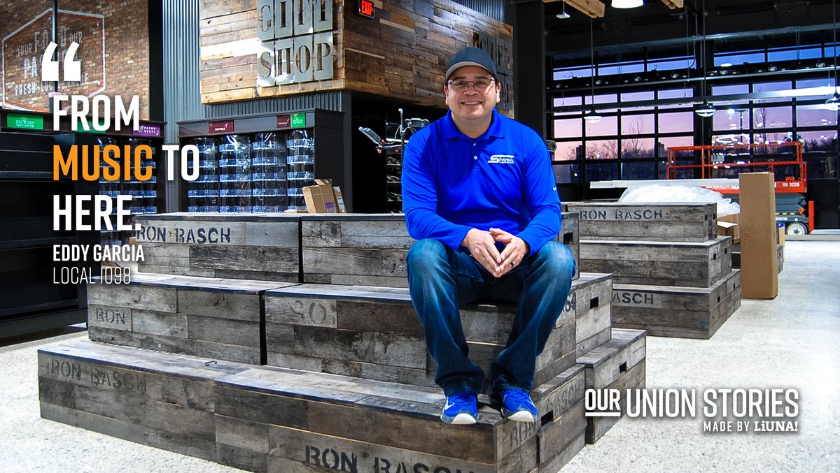 "I'm a drummer, and I played Latin music in Puerto Rico. My wife and I moved to the U.S. for our children's education. Six months before we moved, I started working construction so that I would have new opportunities to pursue in the U.S."

– Eddy Garcia, #LIUNA Local 1098