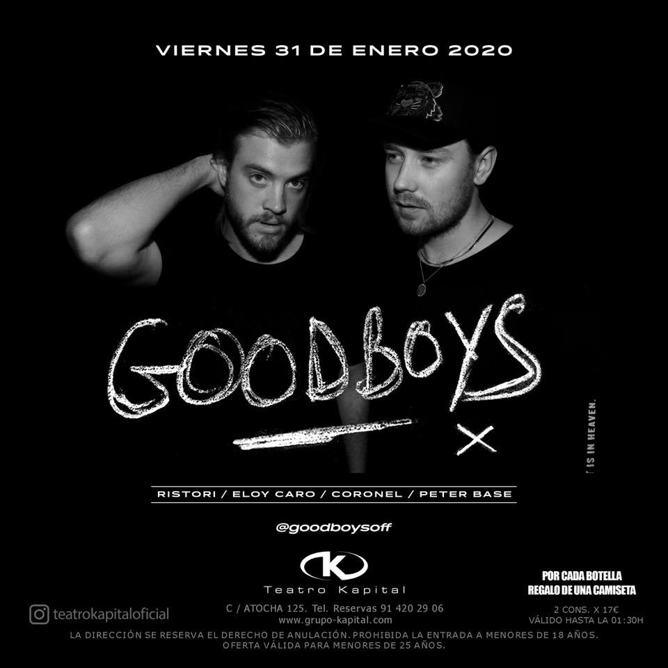 R_ListasKapital's tweet image. HOY VIERNES TEATRO KAPITAL🎉

          🎶 GOODBOYS 🎶

🔷 2x17€ hasta la 1:30 con BIDI 🔷

LISTAS, RESERVADOS, BIDI, INFO... ⬇️

   🔸🔶     📲622593396     🔶🔸

#listaskapi #kapigratis #listaskapital