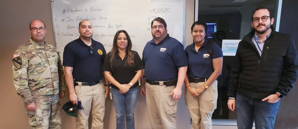 The NYC team in Puerto Rico also met with the damage assessment team from the Puerto Rico Emergency Management Bureau.‬