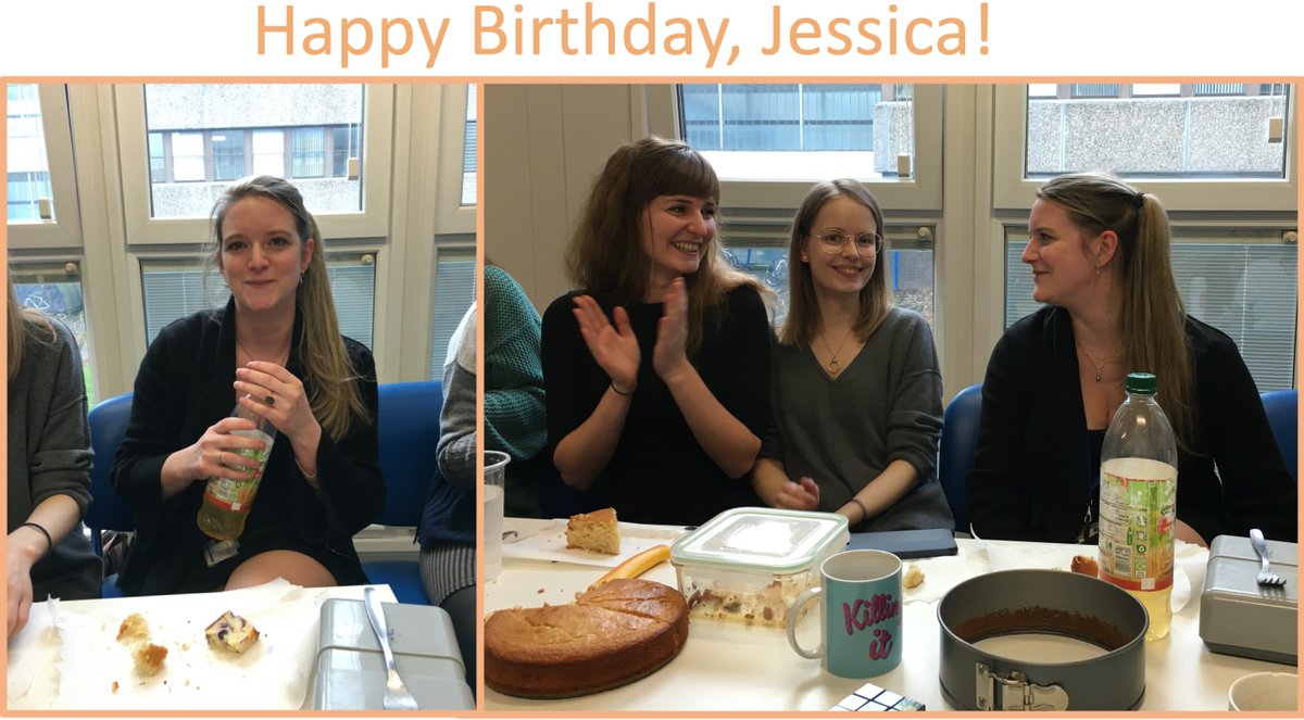 PoBBBS's tweet photo. What a way to end the week ... and the first month of 2020! We had a day full of celebrations🥳👏Happy birthday to our microscopy guru, Jessica! Congratulations on your new job, Ewa! Thank you for the super delicious blueberry-lemon cake, Aisling and yummy buttermilk cake, Ula!🍰 https://t.co/YiokokRj8p