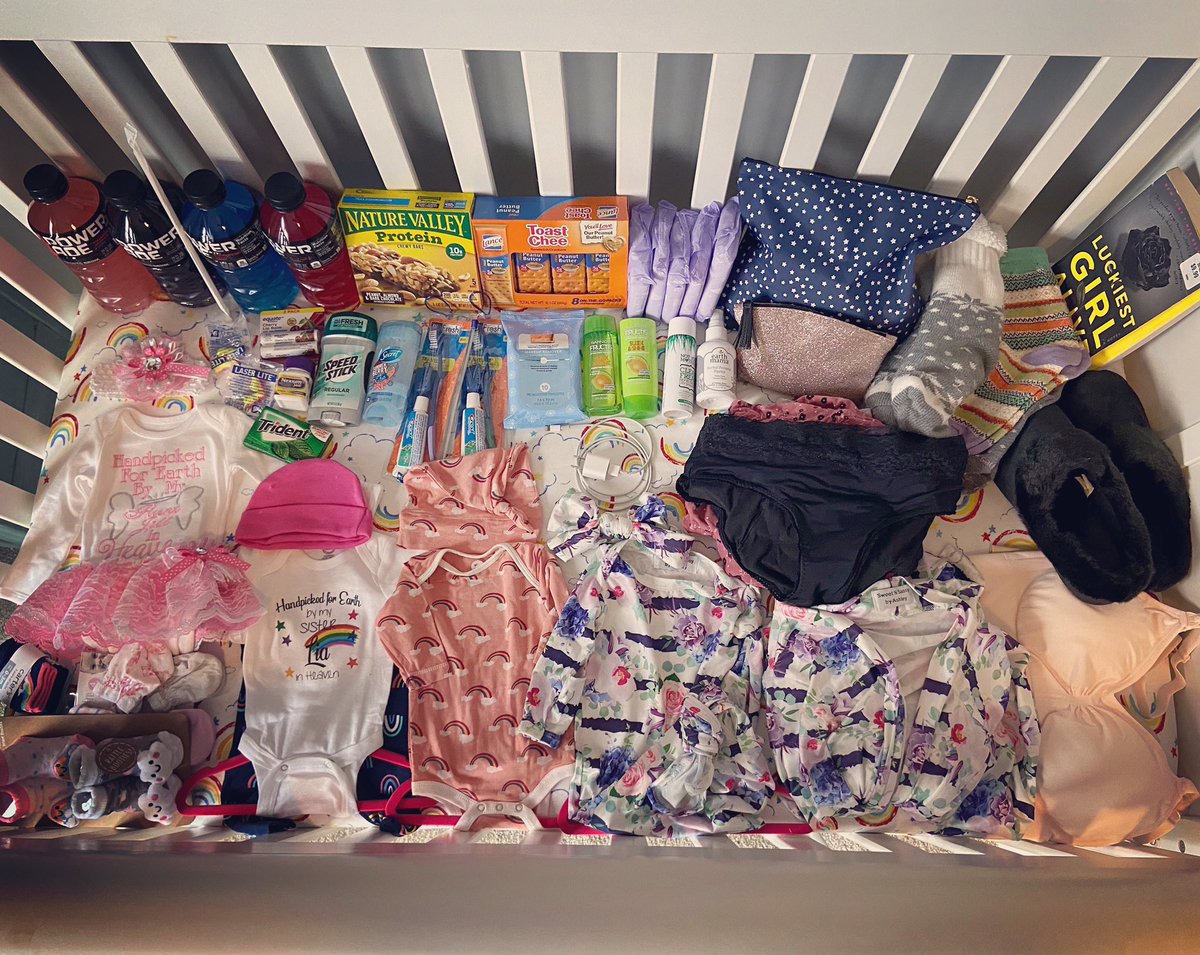 ForbesBetter's tweet photo. Hospital bag is packed. It’s been in the works since viability, ‘cause I’m a worry wart, but now that we’ve received baby’s going home outfit from Etsy, it’s official! https://t.co/Zsc4tRGSXY