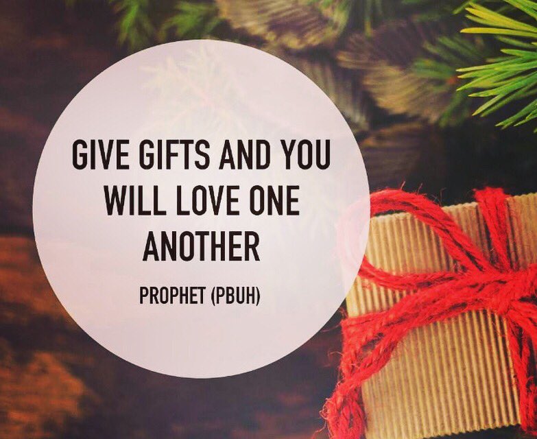 Give gifts 🎁 and you will love ❤️ one another 
Prophet Muhammad (SAW)
#givegifts #prophetmuhammad #prophetmuhammadﷺ #prophetmuhammadquotes #prophetmuhammadsayings #loveoneanother