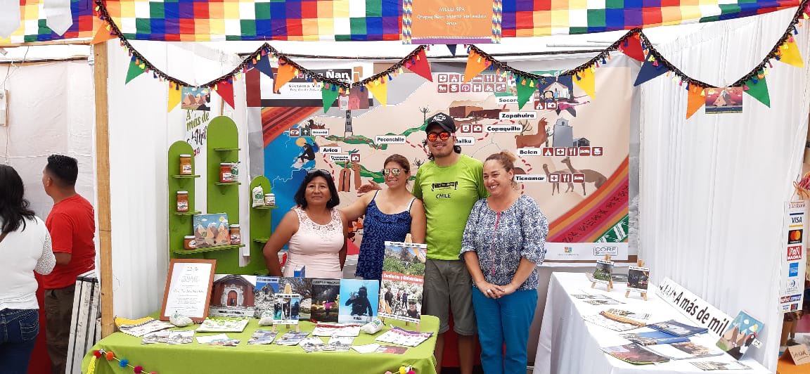 CorfoArica's tweet photo. #Arica Desde las montañas al carnaval más importante de #Chile, la Cooperativa CAP TOUR QHAPAQ ÑAN (surgida con apoyo #Corfo) dice presente en Feria internacional #Arica 2020 para ofrecer productos y servicios hasta el 9 de febrero @IntendenciaXV @GobParinacota #CorfoMásSimple https://t.co/IpiCb2e1ys