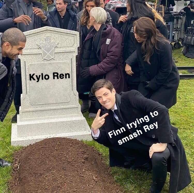 #SaveBenSolo to protect Rey from this creep