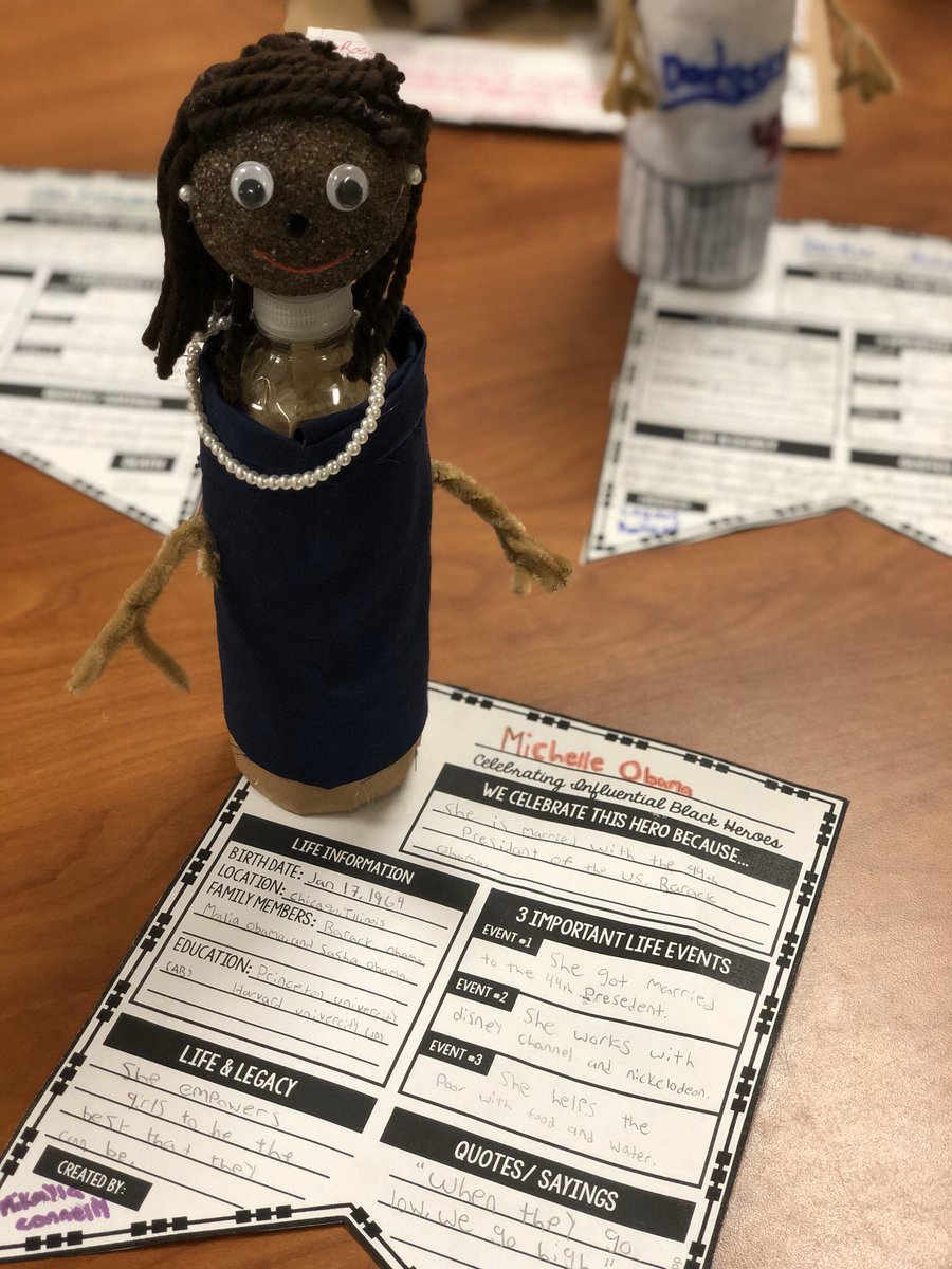 ECE_STEAM's tweet photo. @ECE_4thgrade &amp; @ECE_Grade5_OCPS #STEAM groups teamed up to research and create displays for our @ECE_Kinders Motown Performance in honor of #BlackHistoryMonth2020. Check out some of their wonderful creations @ECE_ELEM #ocpsSTEM https://t.co/vCUNZrbLSi