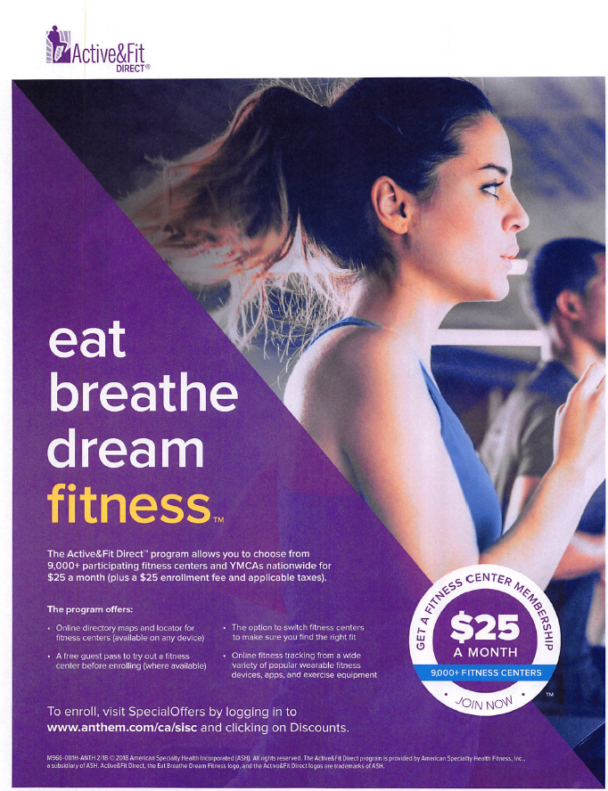 BenefitsFsd's tweet photo. Attention FSD employees enrolled in a SISC Kaiser medical plan
Looking to join a gym but don't know which one? Active &amp; Fit allows you to choose from over 9,000 fitness centers/YMCAs nationwide for only $25 a MONTH!!! See below https://t.co/AMsLCDF3Cx