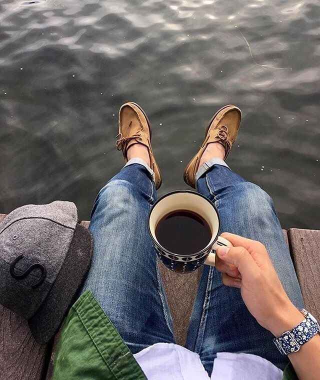 This picture makes us think of happy mornings on the docks with a cup of coffee, planning out a weekend of boating fun.  We can't wait - how about you?? #thecountdownstarts #10morefridays