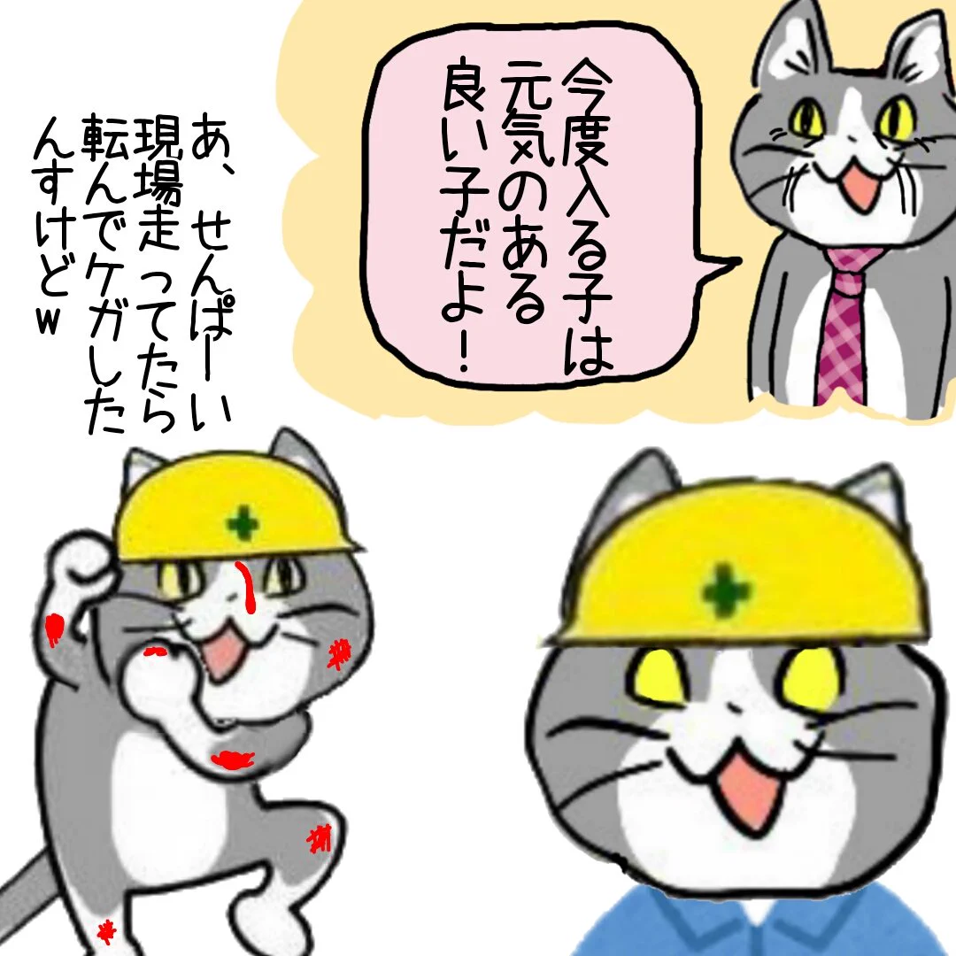 あてにならない！？現場猫が暴露した採用面接の裏話！