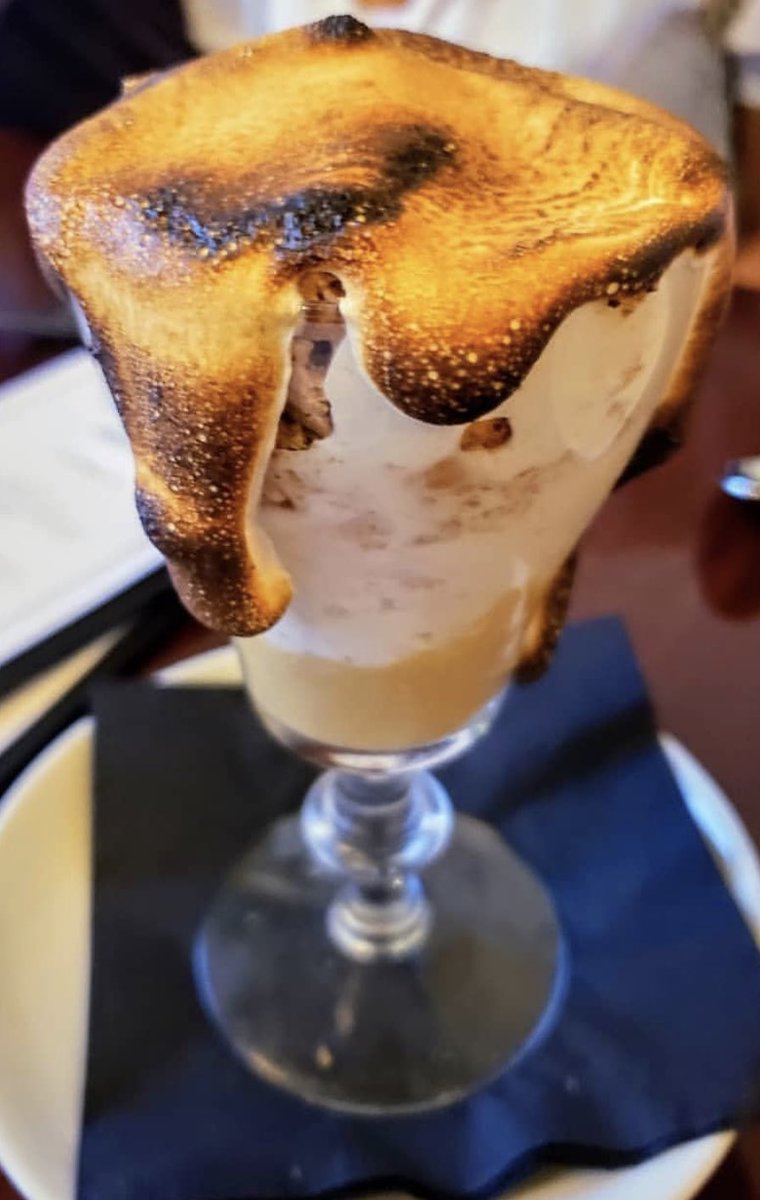 DjangoDSM's tweet image. End dinner with the perfect dessert, our Cherry Sundae. 
Cherry Sundae / cherry gelato, amaretto bits and toasted marshmallow
