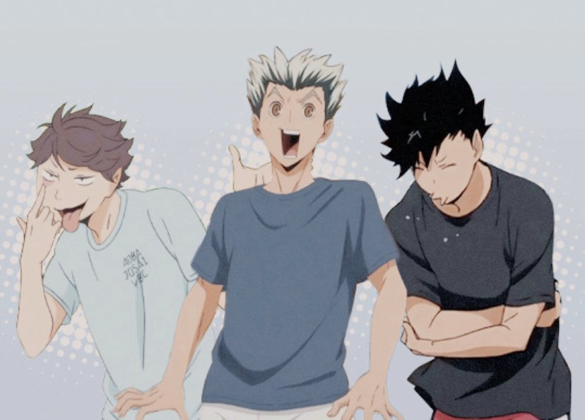 What do you mean their friendship isn't canon? #bokuto. pic.twitter.co...