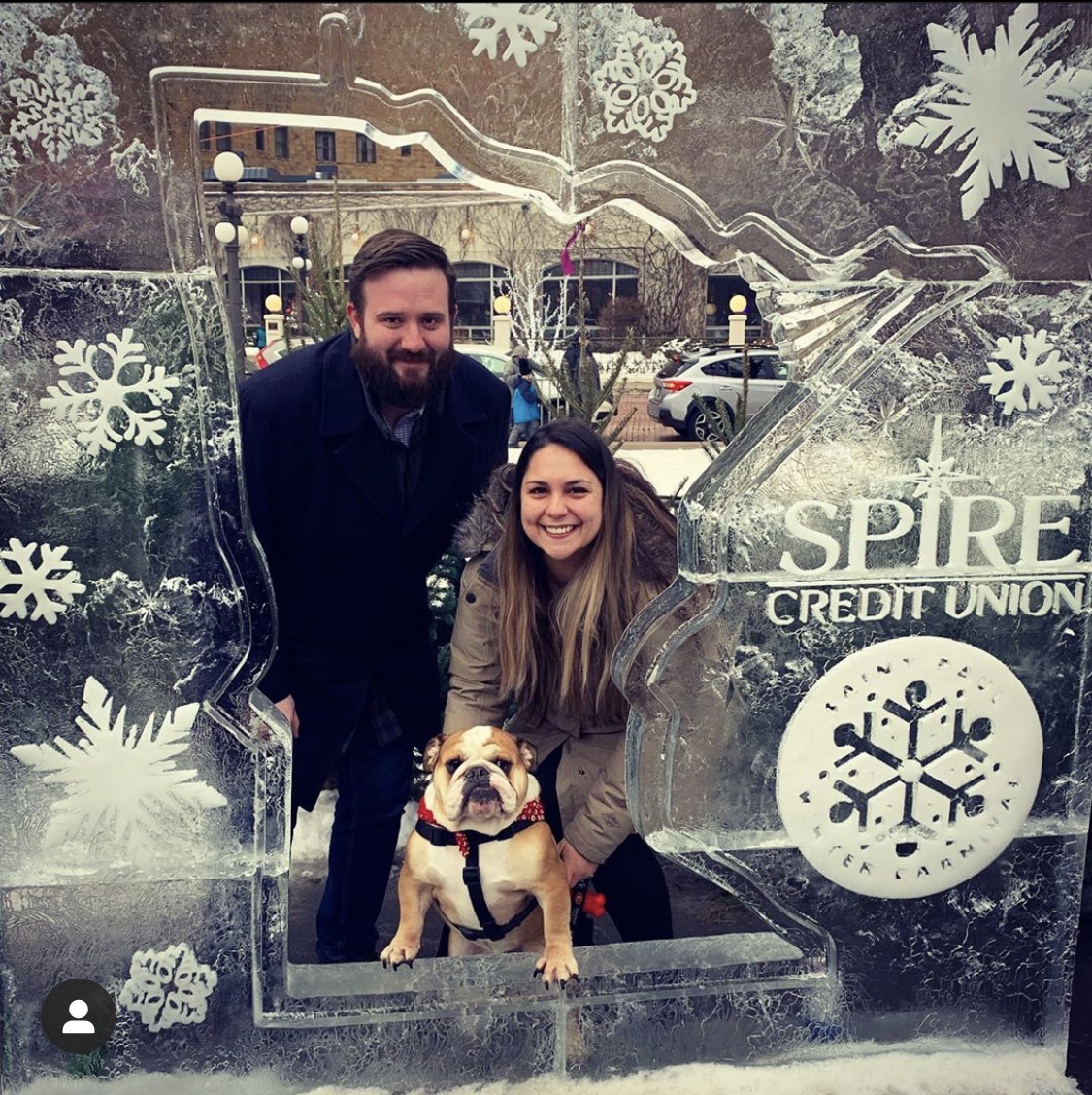 SPIREcu's tweet photo. Thanks to everyone who has tagged us in their @StPaulWinter Carnival ice sculpture photos! Don't miss SPIRE ambassadors in the Vulcan Victory Torchlight Parade on Saturday & Archie at the @SaintPaulHotel all weekend! #here2improve #howweroll https://t.co/2K1aejoiRb